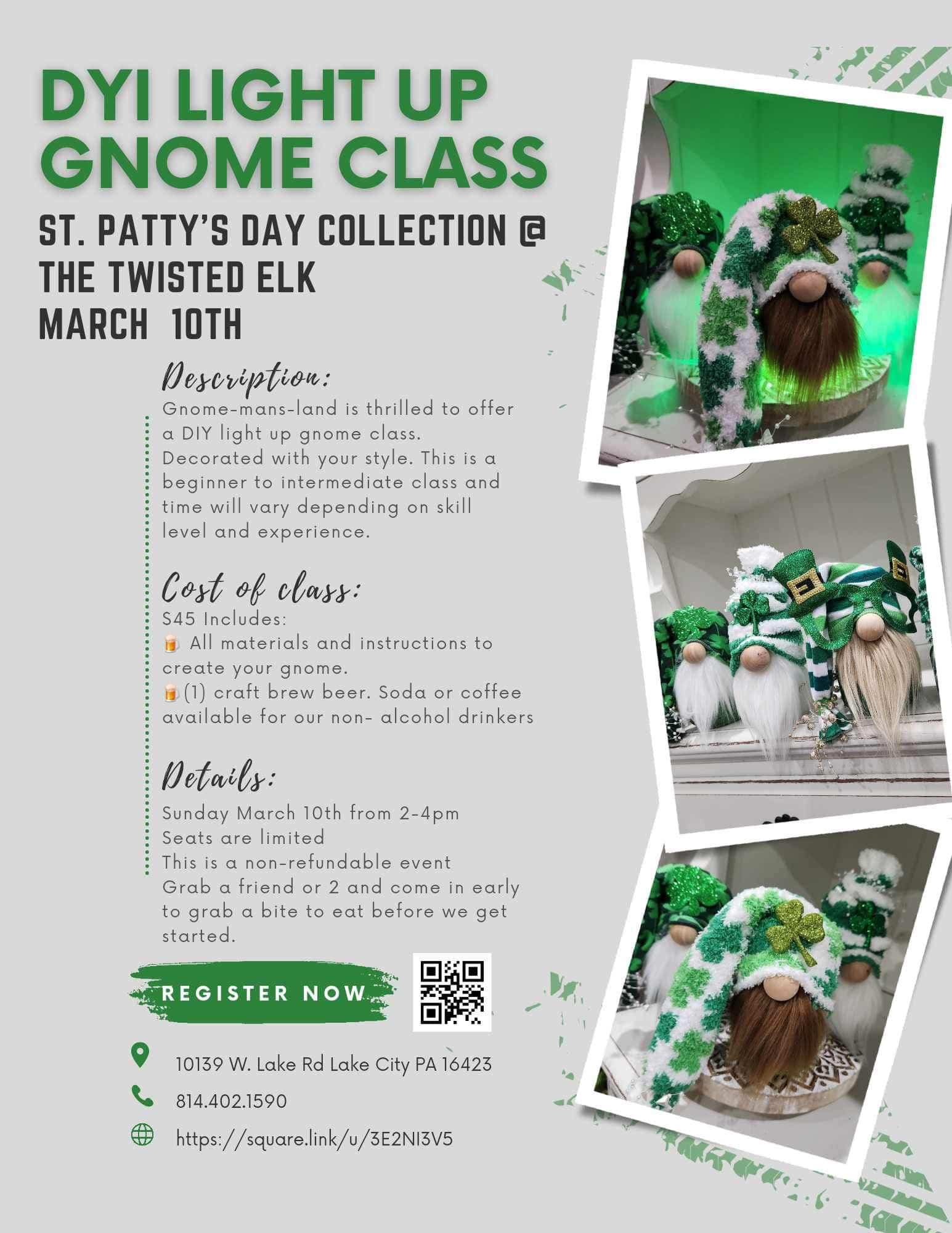 DIY LIGHT UP GNOME CLASS
