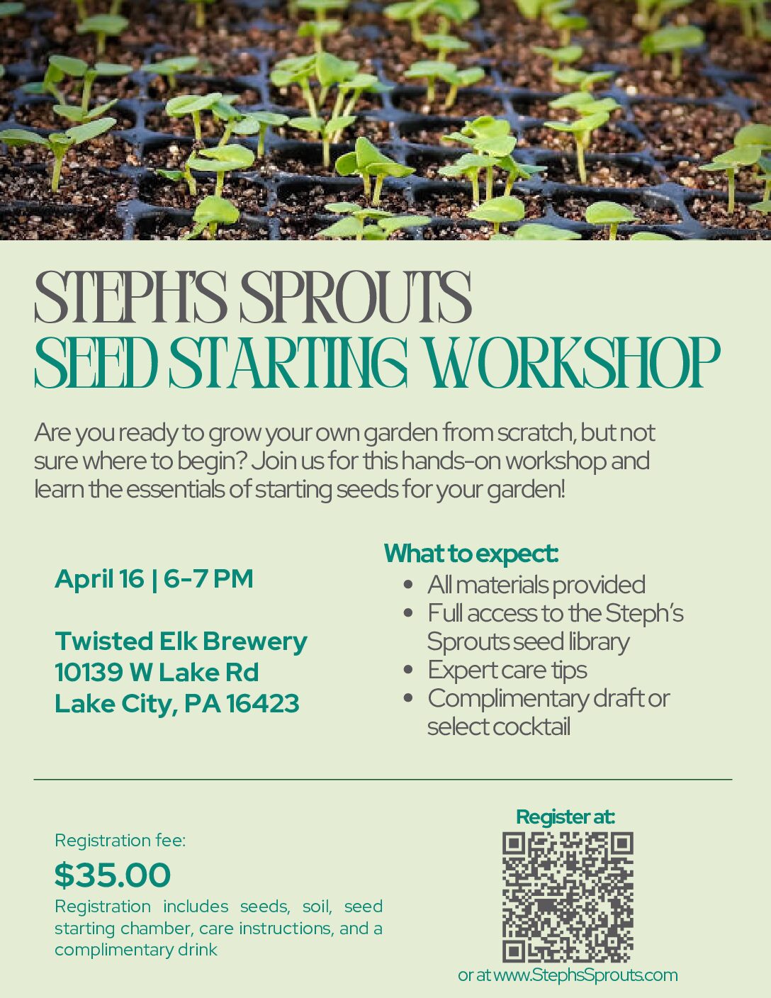 SEED STARTING WORKSHOP