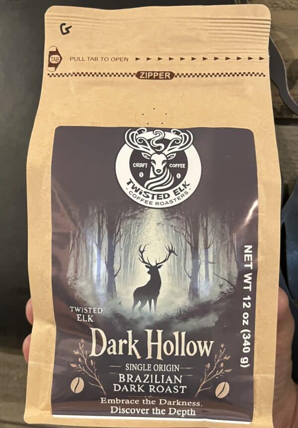 DARK HOLLOW COFFEE BEANS- 12 OZ